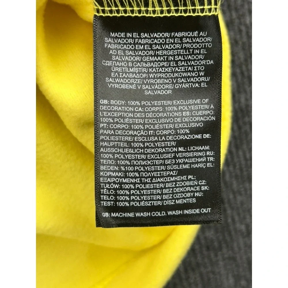 The North Face Men's XL Pullover Sweatshirt Black Yellow Long Sleeve Outdoors